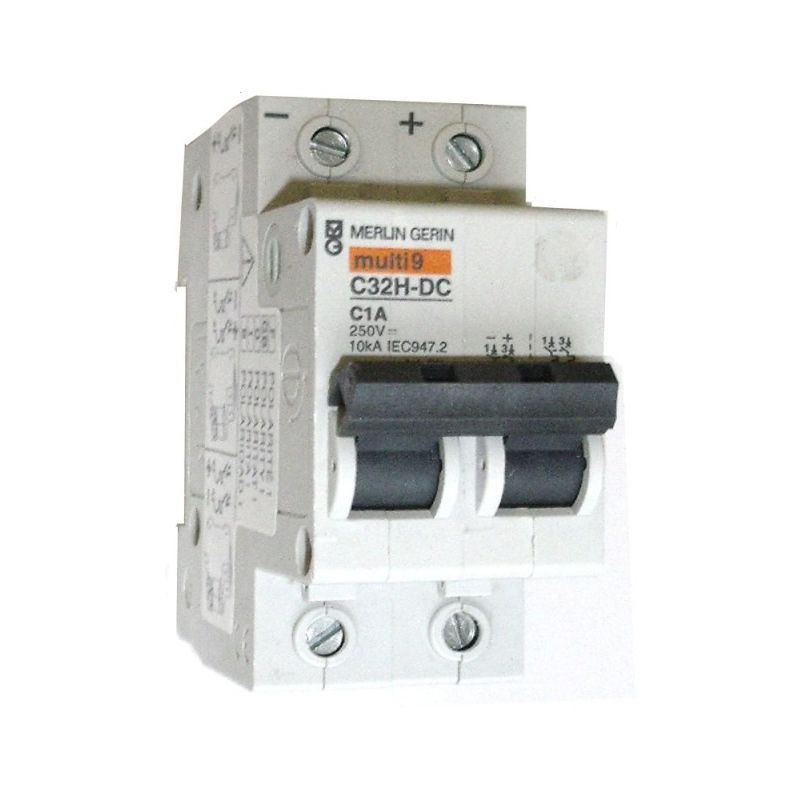 

Schneider Merlin Gerin 20541 interruptor MODULAR MULTI 9 C32HDC 2-POLE 1 Una curva C