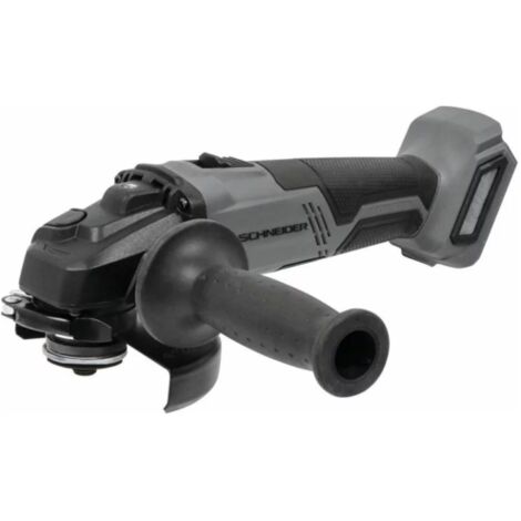 Schneider – Meuleuse d'angle sans fil 20V – Moteur Brushless – Poignée anti-vibration – Profondeur de coupe 30 mm – Diamètre disque 125 mm