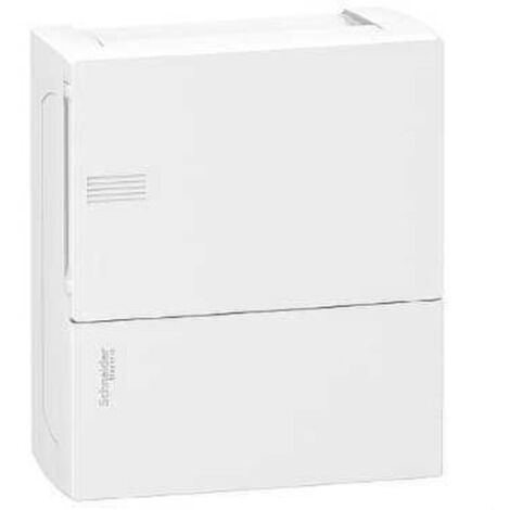 SCHNEIDER MIP10108 Mini PRAGMA surface box 8 modules porte pleine