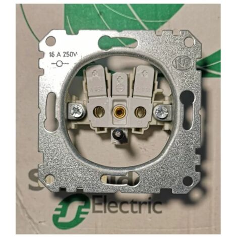 Schneider MTN285100 2P+E socket 16A self-securing terminals - screw and claw fixing