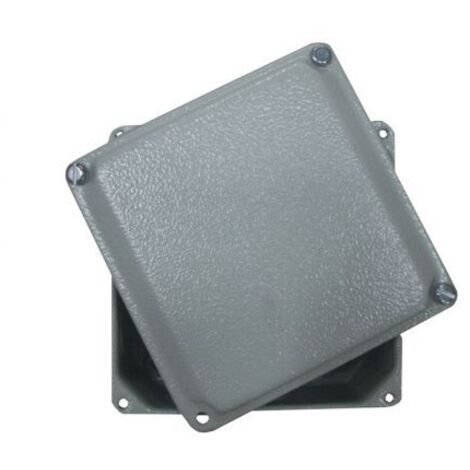 SCHNEIDER NSYDB1010M  Caja estanca cuadrada de conexión sin conos semitroquelada IP55/IK07 105x105x49mm con tapa baja de cierre
