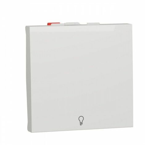SCHNEIDER NU320618L pulsante simbolo luce polare 2 moduli