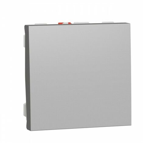 SCHNEIDER NU320630 2-Modul-Aluminium-Druckknopf