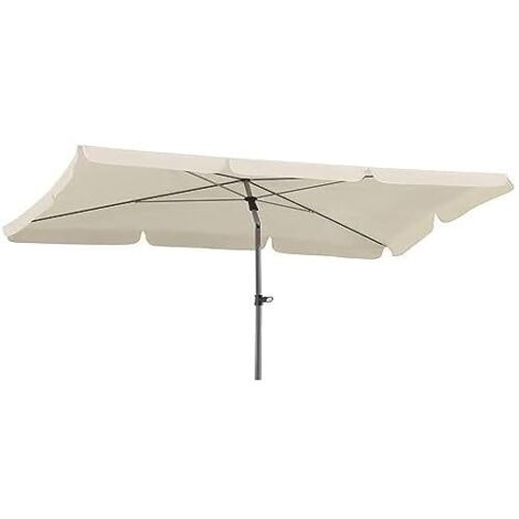 Schneider Ombrellone Locarno, Natura, ca. 180 x 120 cm, 4 componenti, Rettangolare