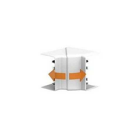 Schneider Optiline 45 - Goulotte Pvc Blanc - Ø185 X 55 Mm - Angle Intérieur
