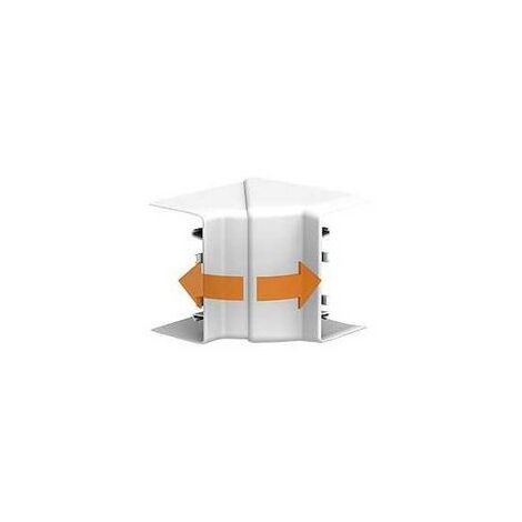 Schneider Optiline 45 – Weißer PVC-Kabelkanal – Ø185 x 55 mm – Innenecke