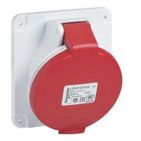 SCHNEIDER PKF32F435  Base empotrar inclinada 32A 3P+N+TT 380-415V IP44