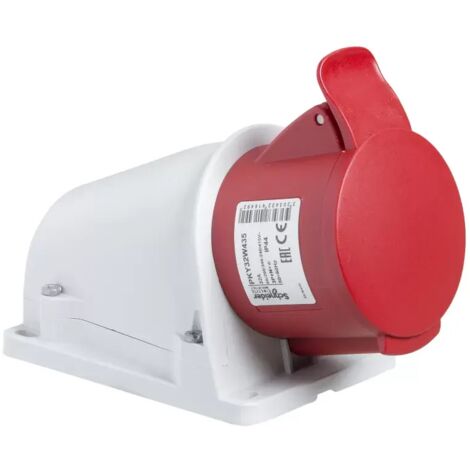 SCHNEIDER PKY16W434 Wandsteckdose PK 16A 3P+TT 380-415V
