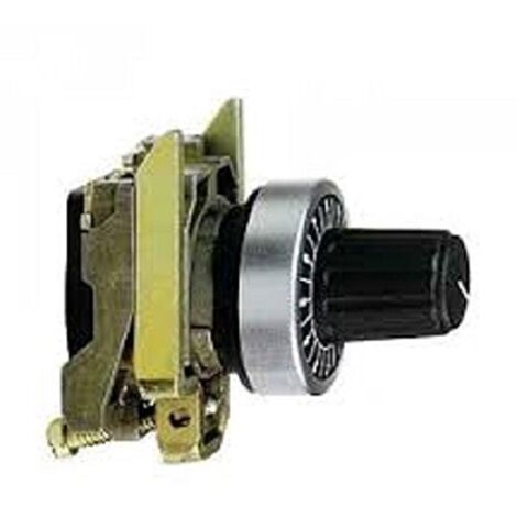 Schneider – Potentiomètre 2.2 kOhm IP65 – Pour variateur de vitesse – Résistance 2.2 kOhm – SZ1RV1202