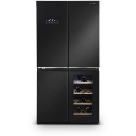 Schneider – Réfrigérateur multi-portes 606L – No frost – Dégivrage automatique – 2 clayettes en verre – Classe énergétique E – 41dB - CLE 41 DB