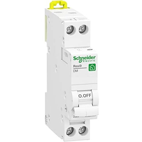 Disjoncteur 16A XP Resi9 - 1P+N - Courbe D - 3kA - 230V CA - Peignable