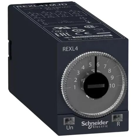 Schneider REXL4TMP7 Harmony Time - Zeitrelais Arbeit - 0,1s...100h - 230Vac - 4FO