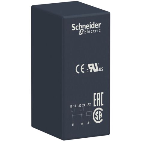 Schneider RSB2A080BD Harmony Relay RSB - relè PCB innestabile - 2OF - 8A - 24VDC