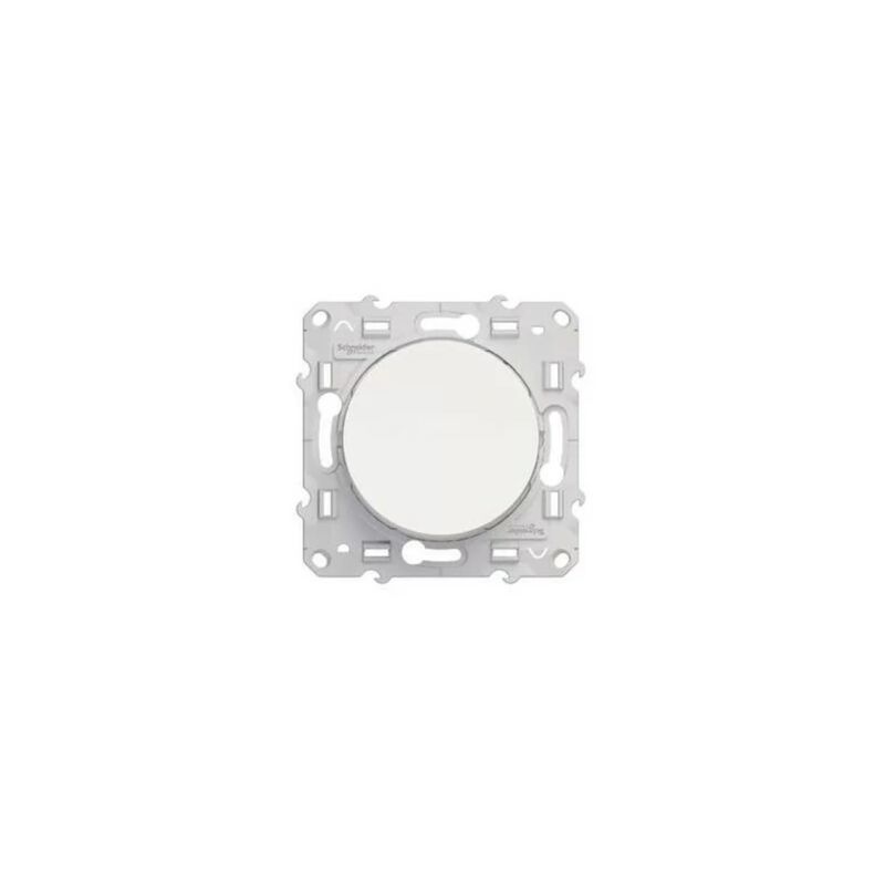 Schneider S520204 - Odace Two-way switch White - 10A - screw