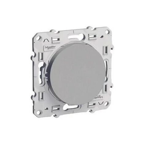 Schneider S530204 Aluminum two-way switch 10A Odace