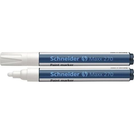 Schneider Schreibgeräte Maxx 270 127049 Marqueur peinture blanc 1 mm, 3 mm D44873