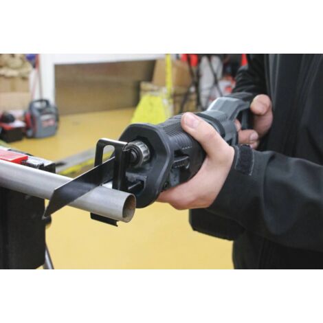 Schneider – Scie sabre sans fil 20V – Profondeur de coupe 115 mm pour bois – Moteur puissant 3000 tr/min – Lame métal incluse