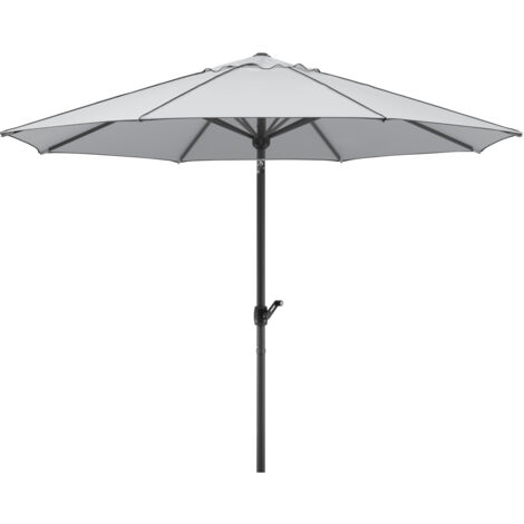 Schneider Sonnenschirm 'Adria', Ø 300 cm silbergrau