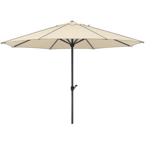 Schneider Sonnenschirm Adria natur Ø 350 cm mit Kurbel Knickbar Gartenschirm