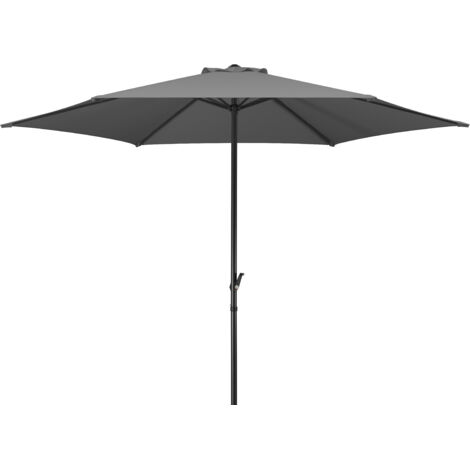 Schneider Sonnenschirm Bergamo anthrazit Ø 300 cm Marktschirm