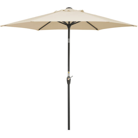 Schneider Sonnenschirm Bilbao natur Ø 220 cm Marktschirm