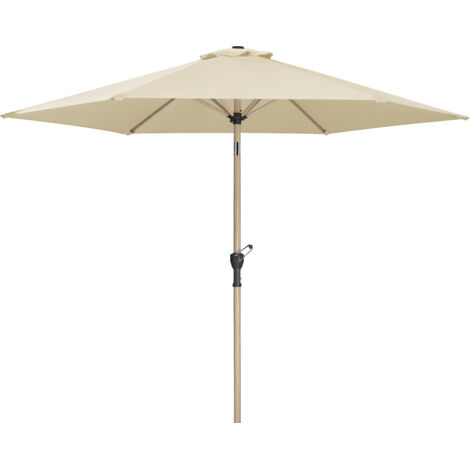 Schneider Sonnenschirm Cordoba natur Ø 270 cm Marktschirm