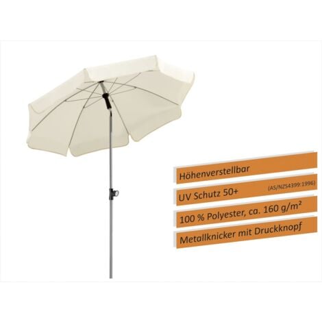 Schneider Sonnenschirm Locarno natur Ø 150 cm Sonnenschirme