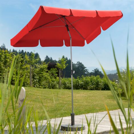 Schneider Sonnenschirm Locarno rot 180 x 120 cm Sonnenschirme
