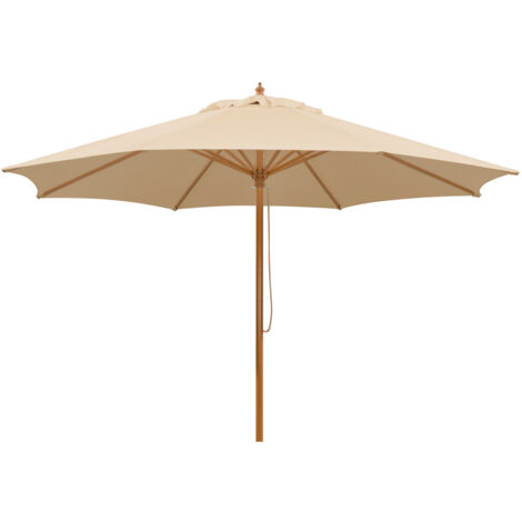 Schneider Sonnenschirm Malaga natur, Ø 300 cm Marktschirm