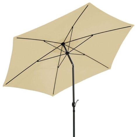 Schneider Sonnenschirm Napoli natur Ø 270cm Gartenschirm UV-Schutz Schirm