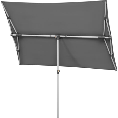 Schneider Sonnenschirm Novara anthrazit 190 x 140 cm Sonnenschirm