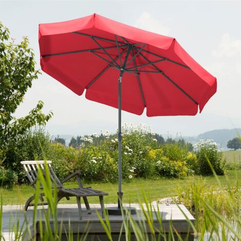 Schneider Sonnenschirm Orlando rot Ø 270 cm Marktschirm