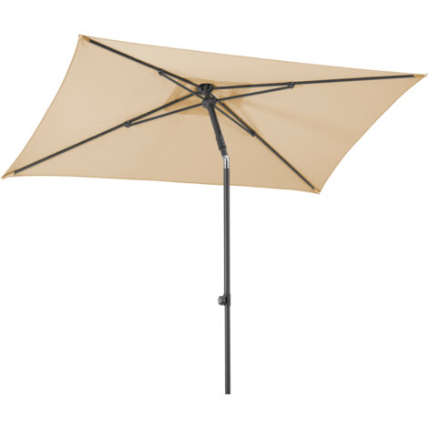 Schneider Sonnenschirm Sevilla natur 240 x 140 cm Marktschirm
