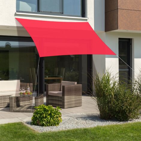 Schneider Sonnensegel Lanzarote rot 300 x 250 cm Sonnensegel