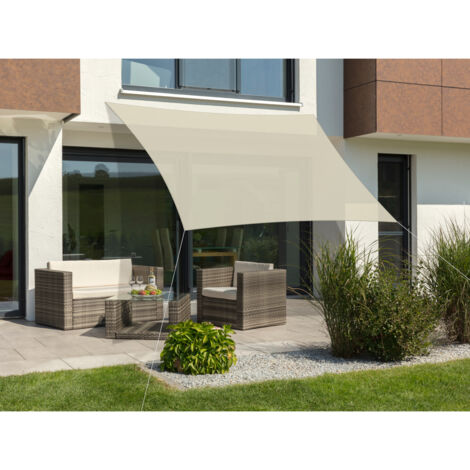Schneider Sonnensegel Teneriffa natur 360 x 360 cm Sonnensegel