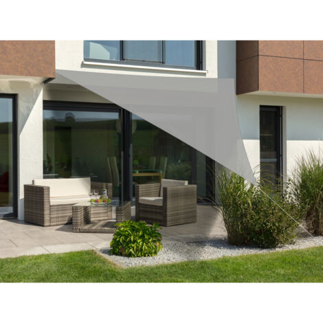 Schneider Sonnensegel Teneriffa silbergrau 500 x 500 x 500 cm Sonnensegel