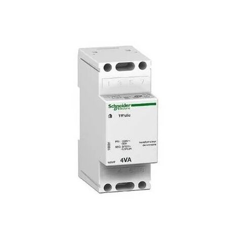 Schneider – Transformateur pour luminaire 16891 – Tension 8-12V – Puissance 4VA – Pour installation électrique sécurisée