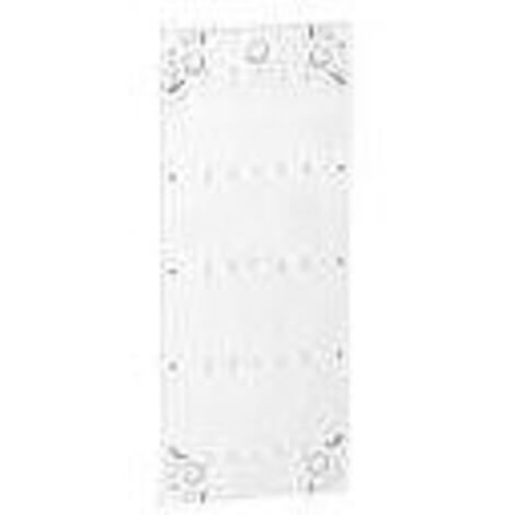 Schneider – Trappe haute pour bacs d'encastrement 1x18 modules – Dimensions L 381 mm, H 770 mm, P 7 mm – Finition blanche RAL 9003 - Resi9