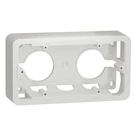 SCHNEIDER UNICA BOÎTE EN SAILLIE 2 POSTES 4 MODULES BLANC - NU840418