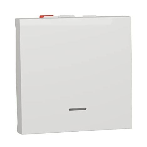 SCHNEIDER UNICA VA ET VIENT LUMINEUX 2 MODULES MÉCANISME BLANC - NU320318S