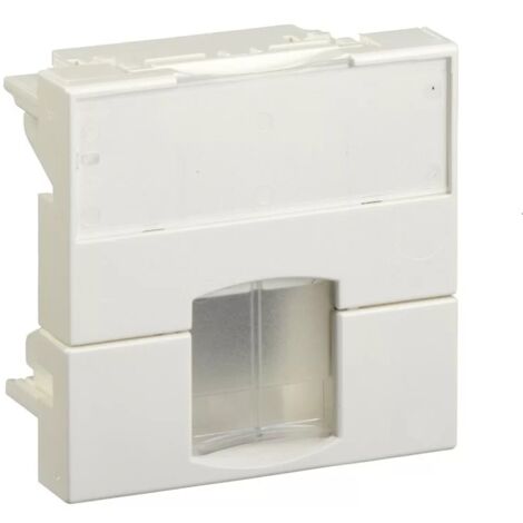 Schneider VDI88140 - Actassi - Support non-adaptable 45x45mm blanc polaire - volet incolore