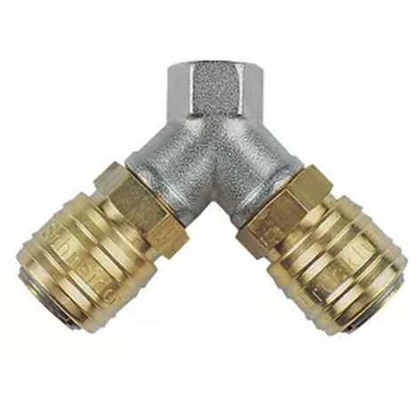 Schneider Verteiler VT 2 G3/8i-2xSK mit Schnellkupplungen NW 7,2 DGKE700120