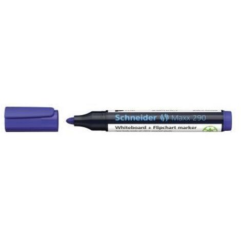 Schneider Whiteboard-/Flipchartmarker Maxx 290 2-3mm blau Rundspitze