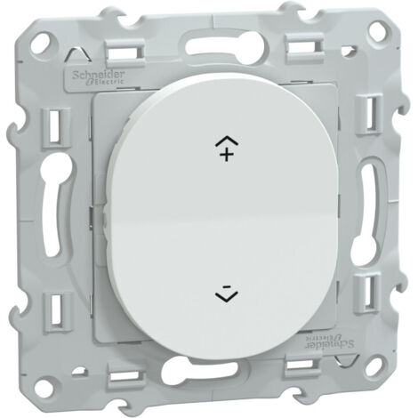 SCHNEIDER WISER OVALIS INTERRUPTEUR CENTRALISÉ SANS FIL 2 OU 4 BOUTONS POUSSOIRS BLANC - S320531