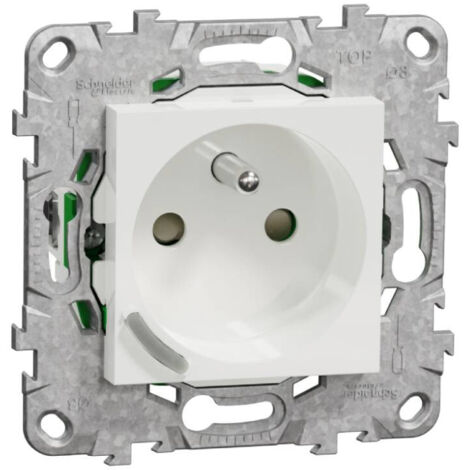 SCHNEIDER WISER UNICA PRISE 2P+T CONNECTÉE 16A ZIGBEE BLANC - NU555918