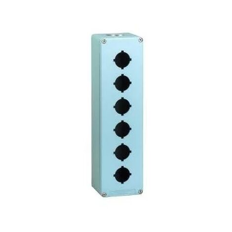 Schneider XAPM5606 - Harmony - Scatola pulsanti vuota - 6 fori - metallizzata