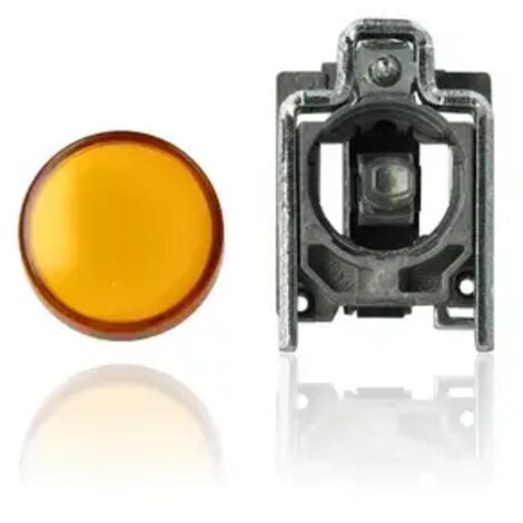 SCHNEIDER XB4BVB5 - Lampada spia diam.22 - IP65 - gialla - LED integrato - 24V