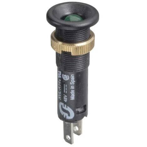 Schneider XVLA143 Harmony XVL - Indicador LED - Ø8 - verde - 48V - collar negro - Terminales Faston