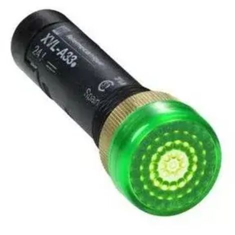 Schneider XVLA333 - spia rotonda Ø12 - IP40 - verde - LED integrato - 24V - morsetti - Harmony