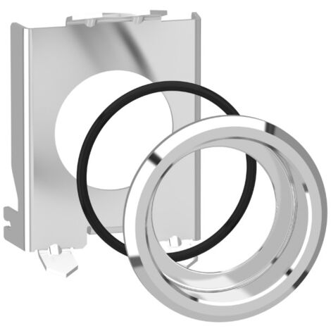 Schneider ZB4BZ021 Einbausatz 30 für Druckknopf und LED 22, Metall